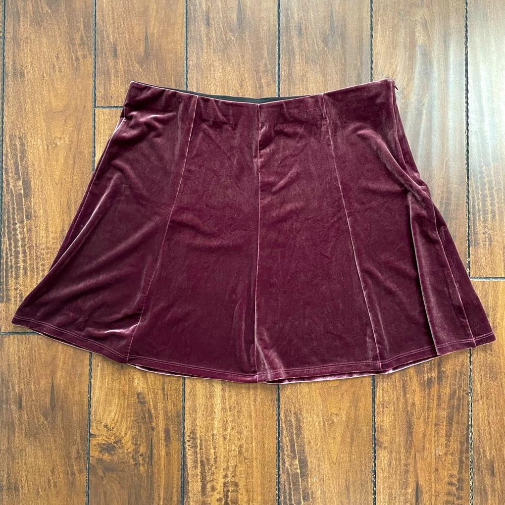 Gap Purple Velour Skirt (New)